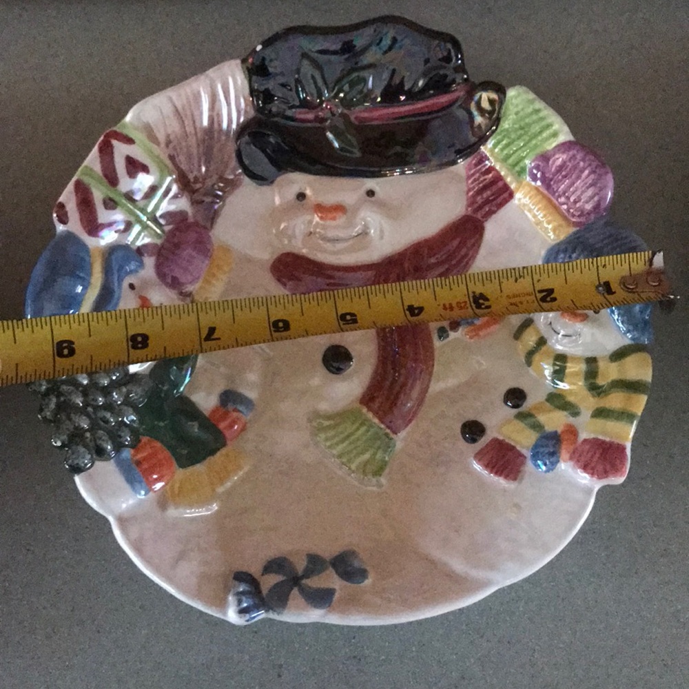 Assorted Ceramic Holiday Plate Decor - Picture 8 of 10